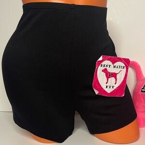 Victoria’s Secret PINK XXL Sleep Shorts Pajamas Panty Ribbed Super Soft Black